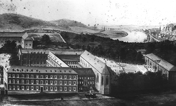 Vue du collège vers 1900